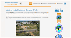 Desktop Screenshot of holivans.co.uk